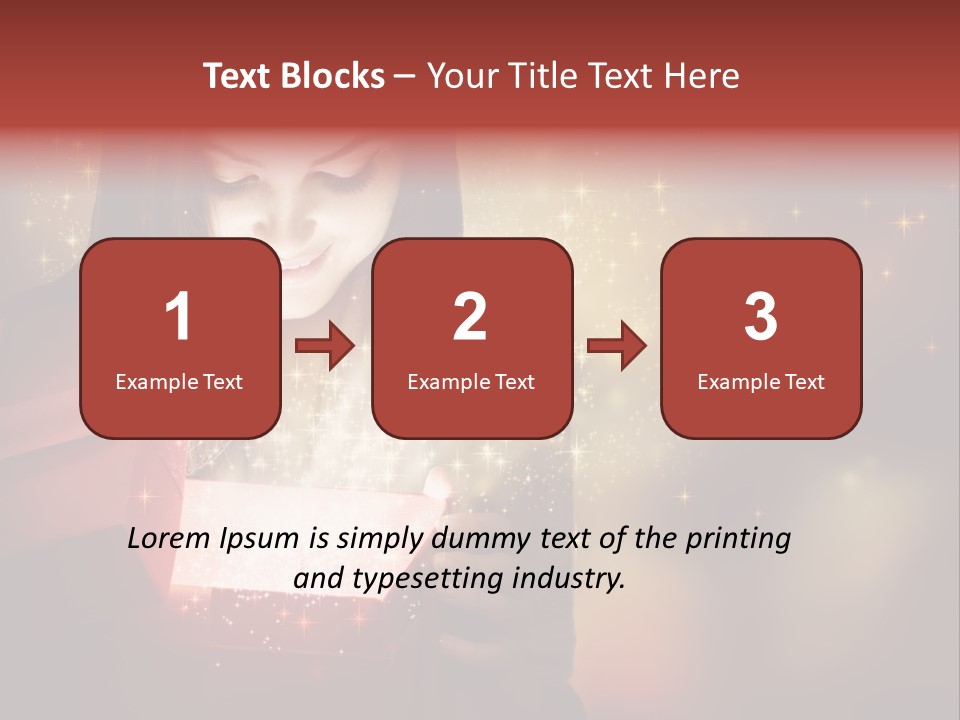 Abstract Laugh Portrait PowerPoint Template