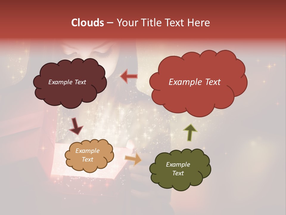 Abstract Laugh Portrait PowerPoint Template