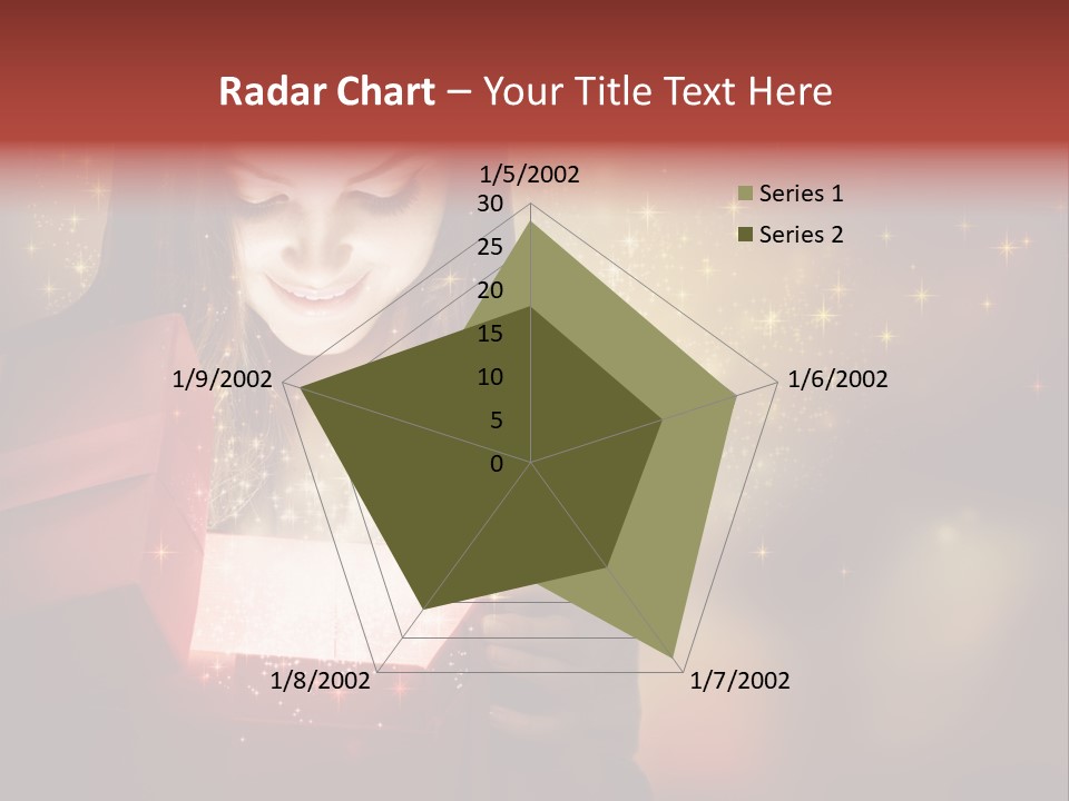 Abstract Laugh Portrait PowerPoint Template