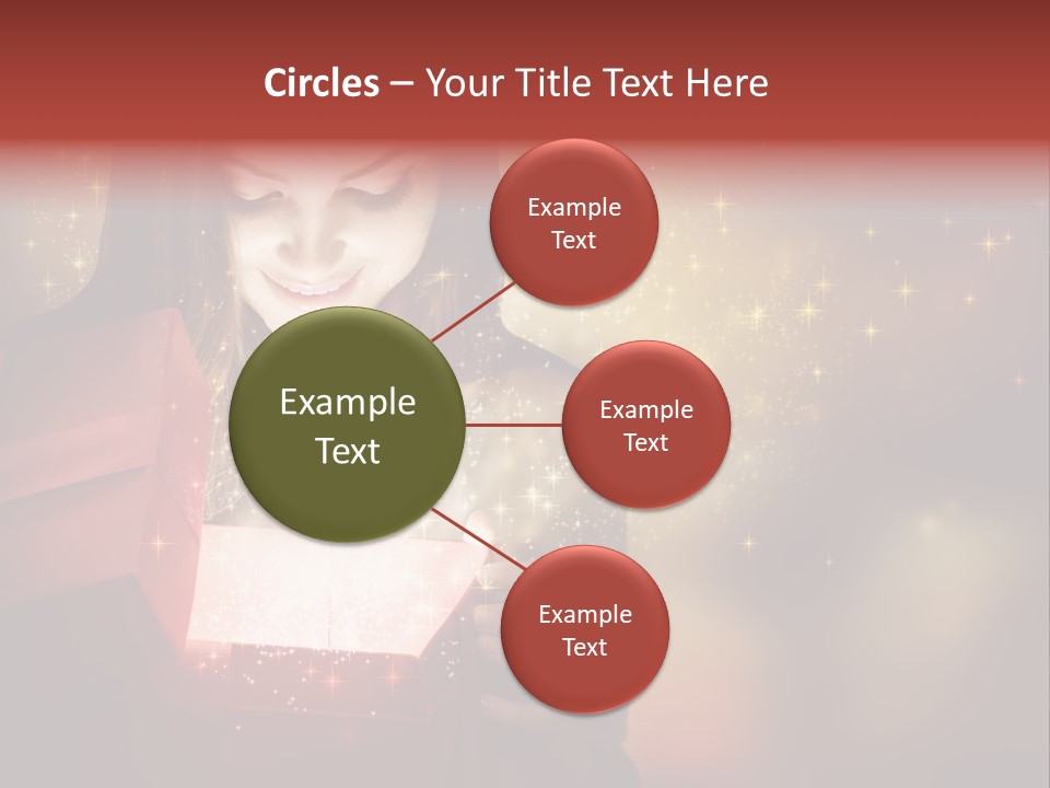 Abstract Laugh Portrait PowerPoint Template