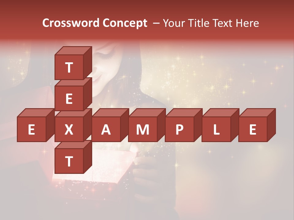 Abstract Laugh Portrait PowerPoint Template