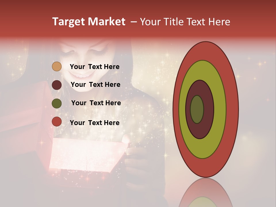 Abstract Laugh Portrait PowerPoint Template