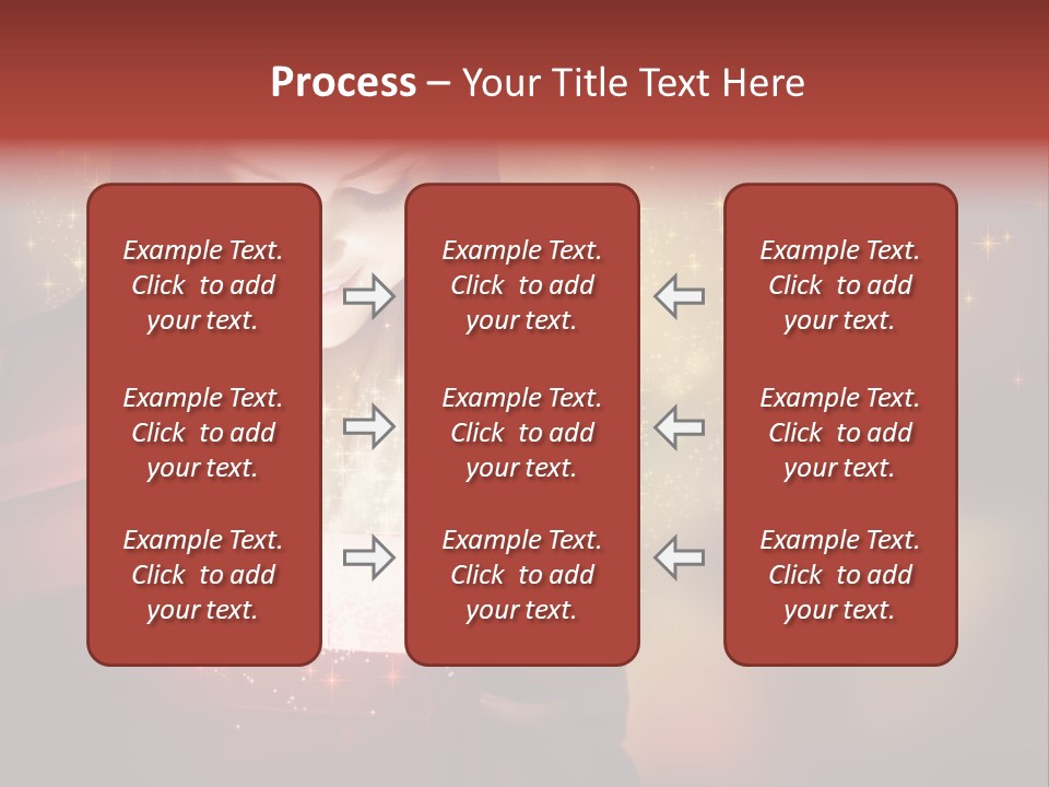 Abstract Laugh Portrait PowerPoint Template