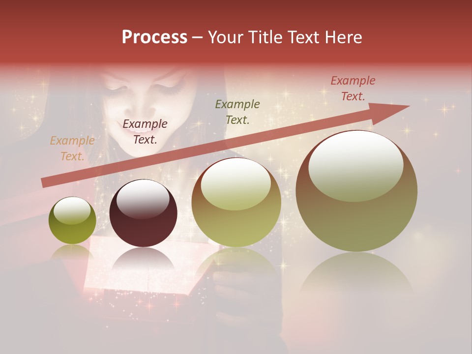 Abstract Laugh Portrait PowerPoint Template