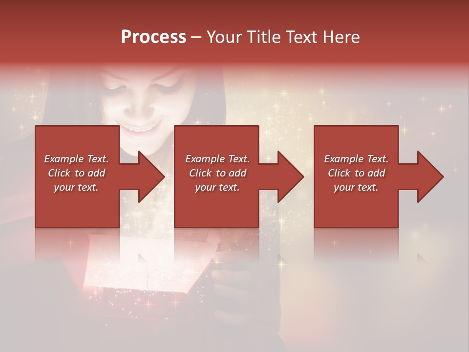 Abstract Laugh Portrait PowerPoint Template