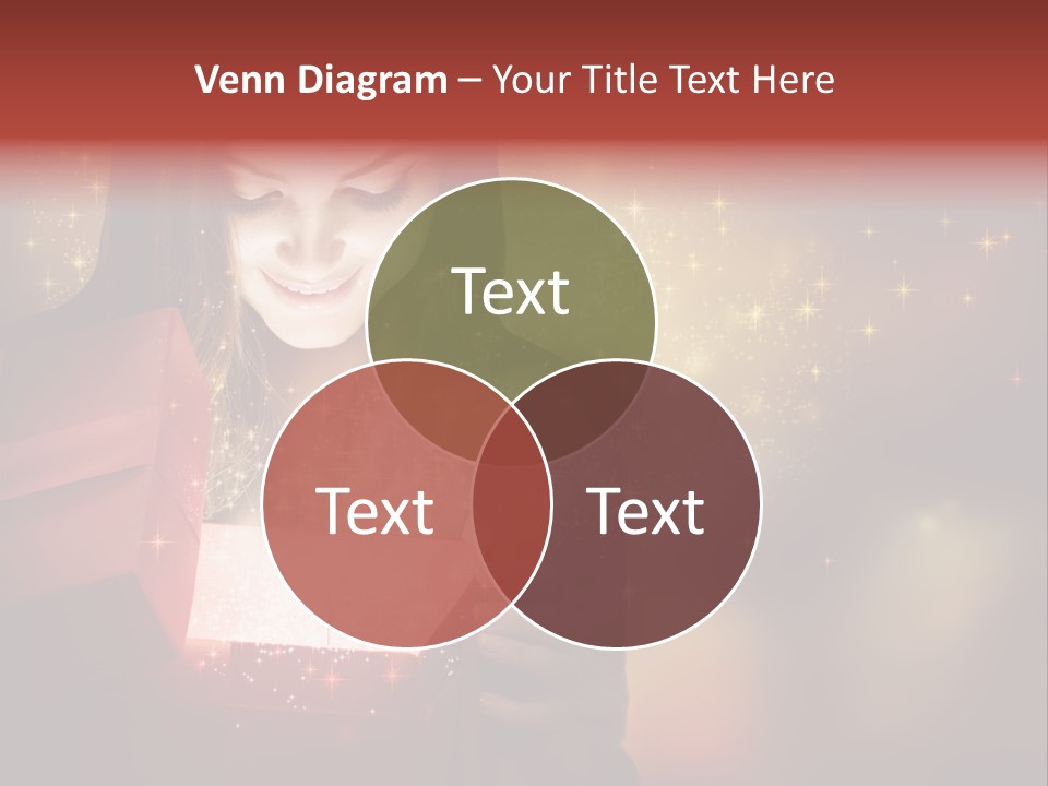 Abstract Laugh Portrait PowerPoint Template