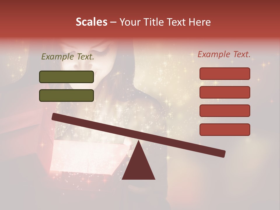 Abstract Laugh Portrait PowerPoint Template