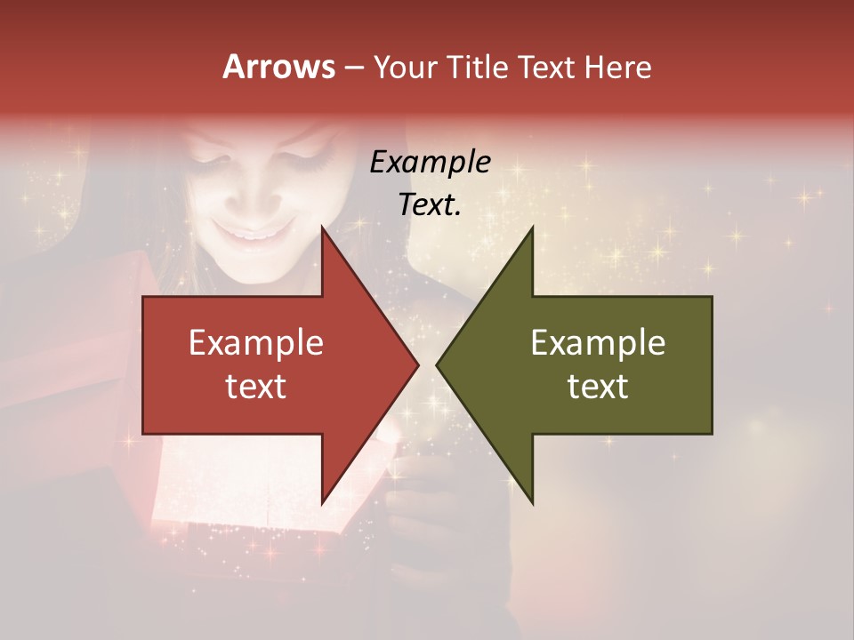 Abstract Laugh Portrait PowerPoint Template