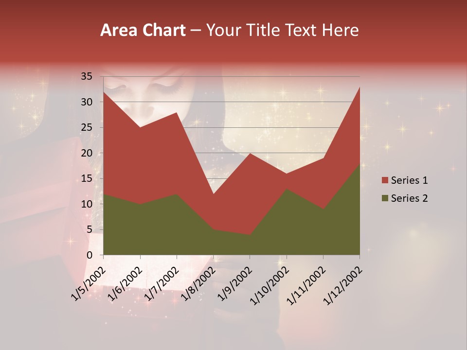 Abstract Laugh Portrait PowerPoint Template