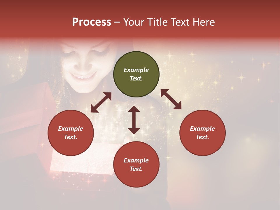 Abstract Laugh Portrait PowerPoint Template