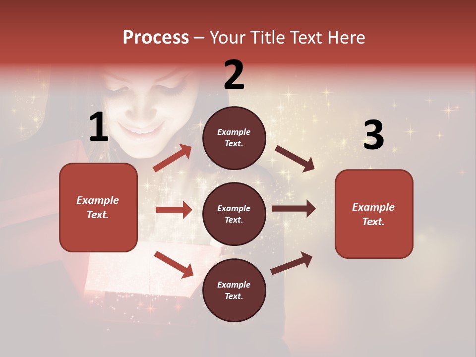 Abstract Laugh Portrait PowerPoint Template