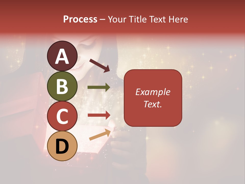 Abstract Laugh Portrait PowerPoint Template