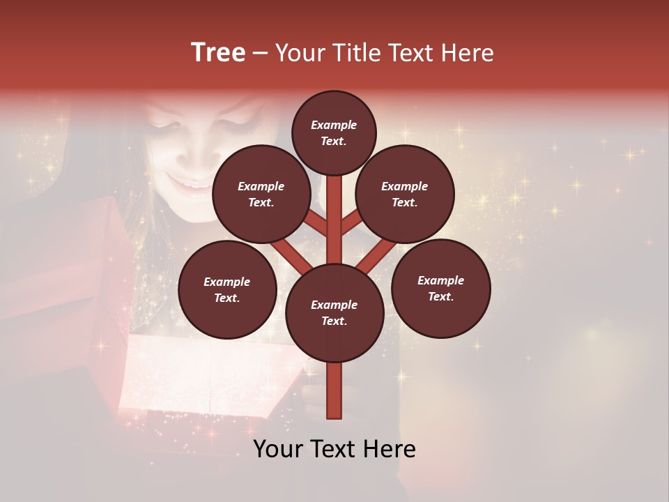 Abstract Laugh Portrait PowerPoint Template