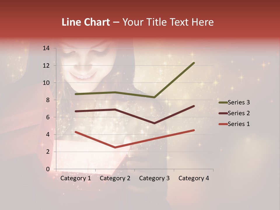 Abstract Laugh Portrait PowerPoint Template