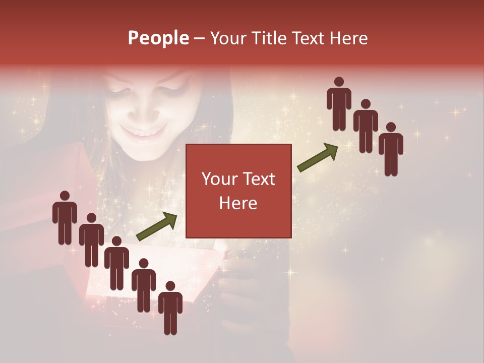 Abstract Laugh Portrait PowerPoint Template