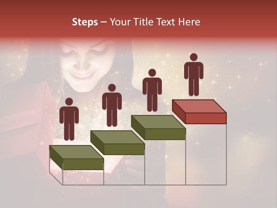 Abstract Laugh Portrait PowerPoint Template