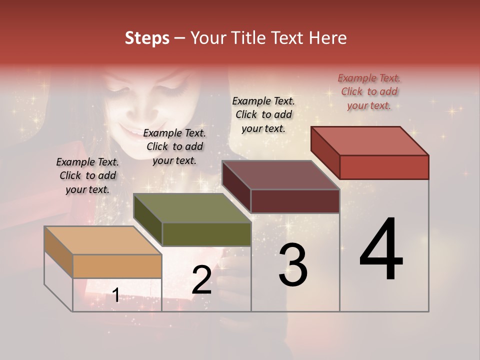 Abstract Laugh Portrait PowerPoint Template