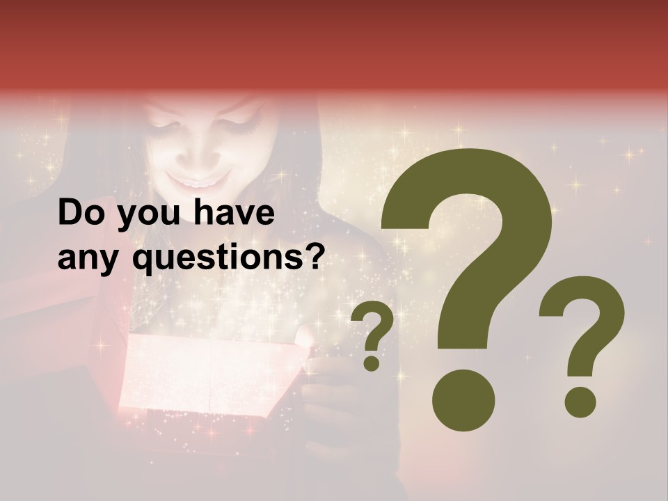 Abstract Laugh Portrait PowerPoint Template