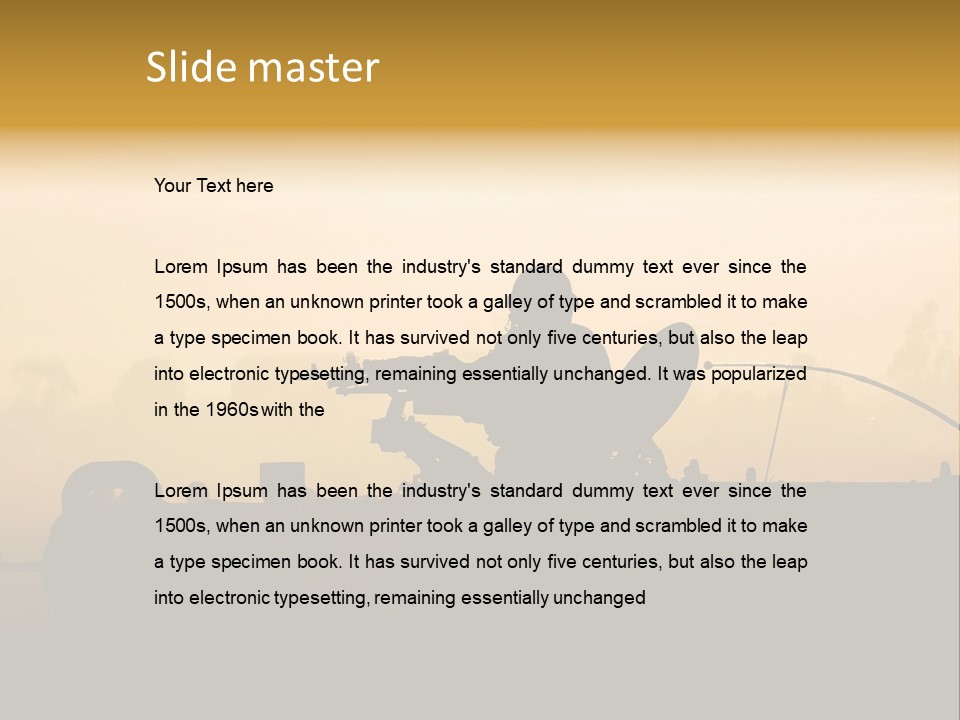 Tanks Defense Middle PowerPoint Template