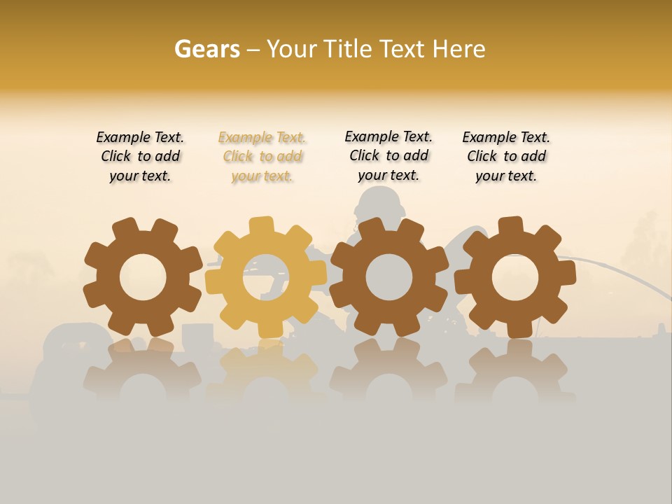 Tanks Defense Middle PowerPoint Template