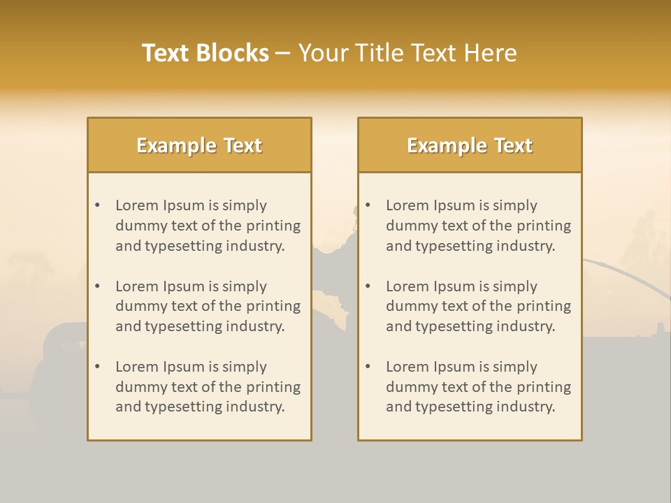 Tanks Defense Middle PowerPoint Template