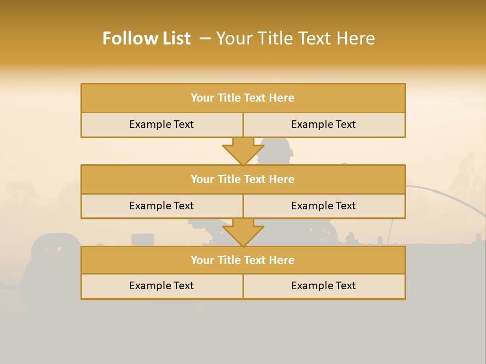 Tanks Defense Middle PowerPoint Template