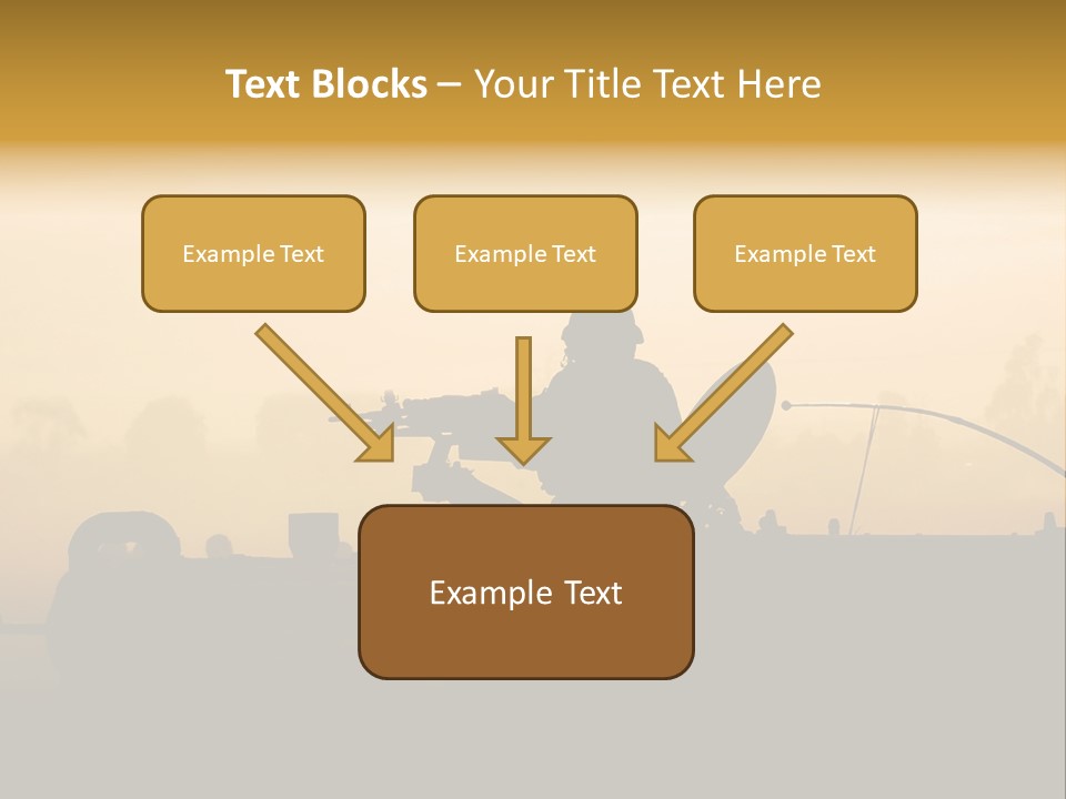 Tanks Defense Middle PowerPoint Template