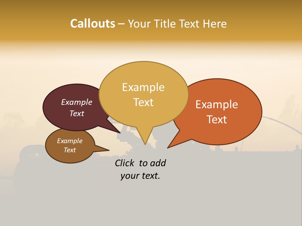 Tanks Defense Middle PowerPoint Template