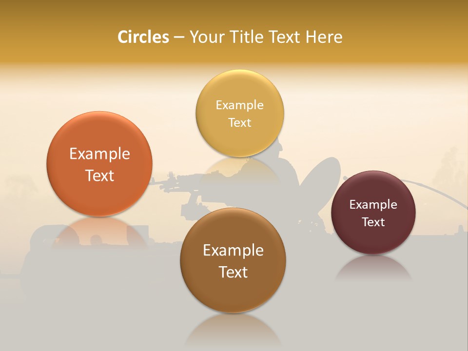 Tanks Defense Middle PowerPoint Template