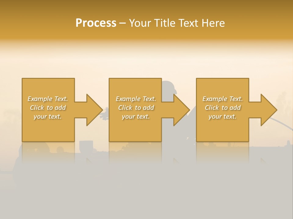 Tanks Defense Middle PowerPoint Template