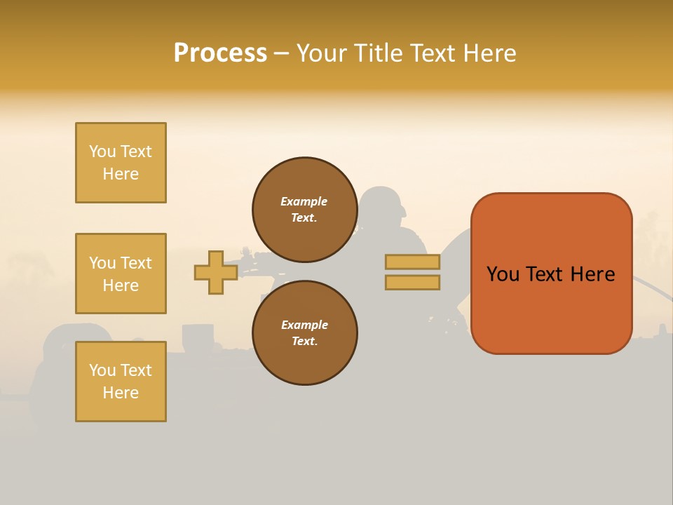 Tanks Defense Middle PowerPoint Template