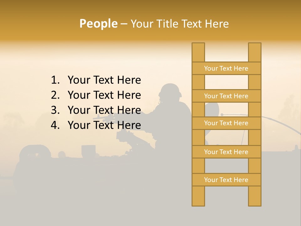 Tanks Defense Middle PowerPoint Template