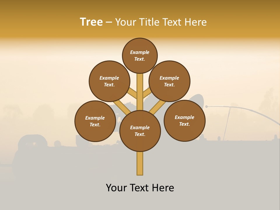 Tanks Defense Middle PowerPoint Template