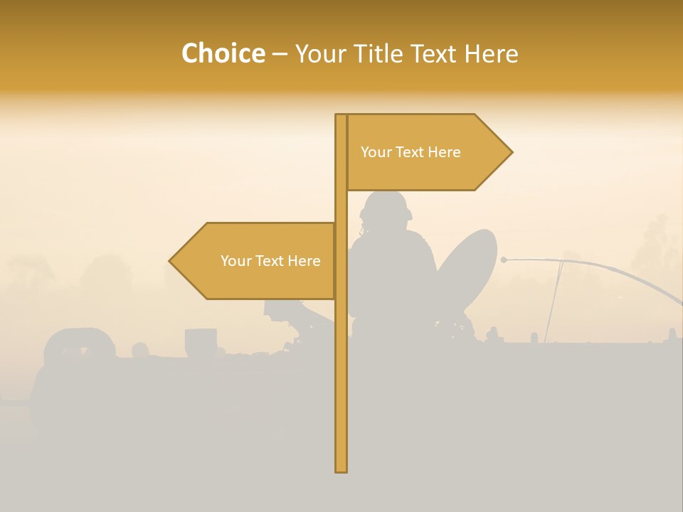 Tanks Defense Middle PowerPoint Template