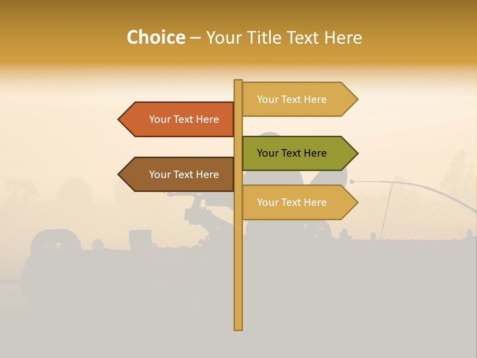 Tanks Defense Middle PowerPoint Template