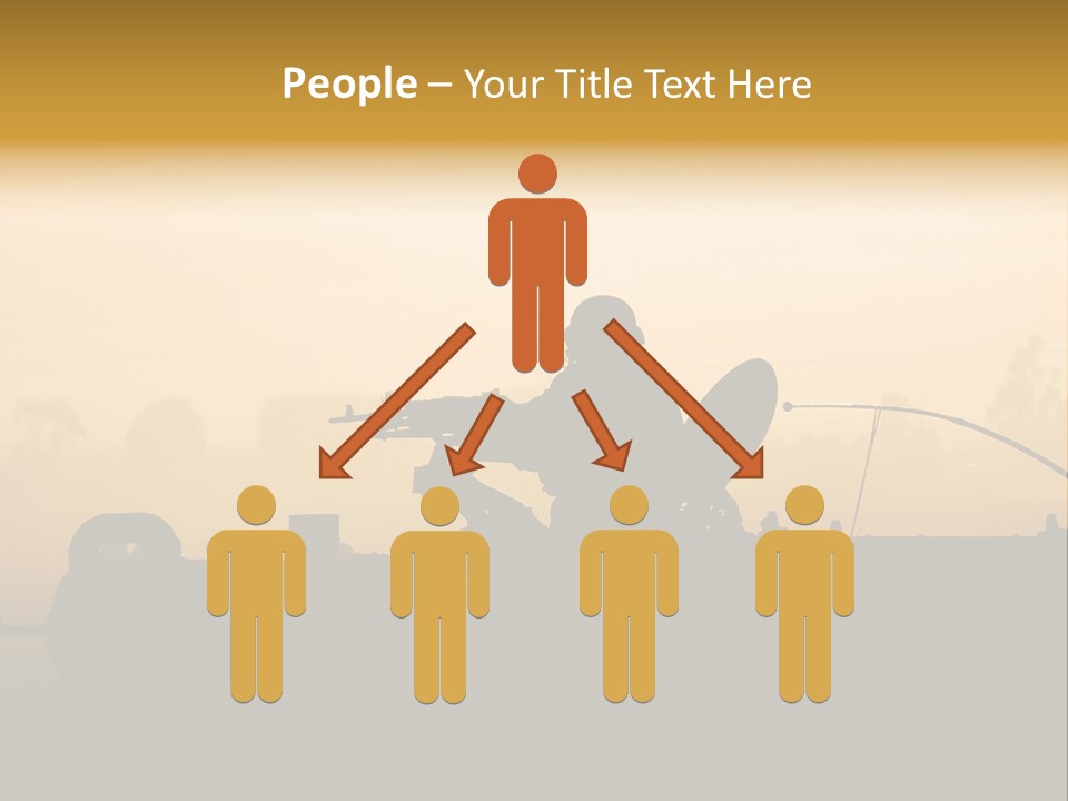 Tanks Defense Middle PowerPoint Template