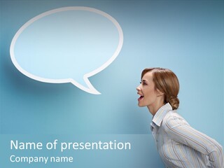 S One Scream PowerPoint Template