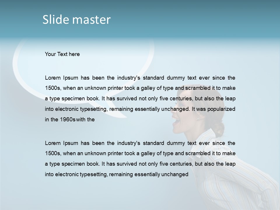 S One Scream PowerPoint Template