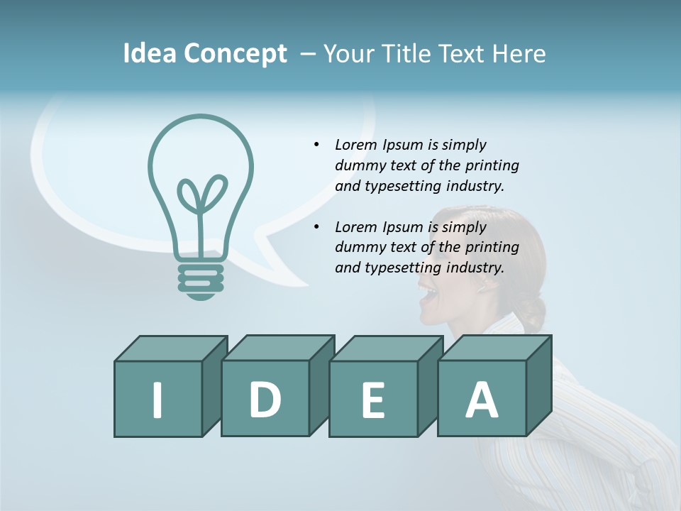 S One Scream PowerPoint Template