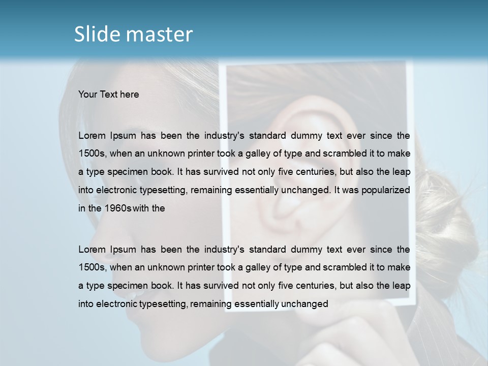 Adult Attention Curiosity PowerPoint Template