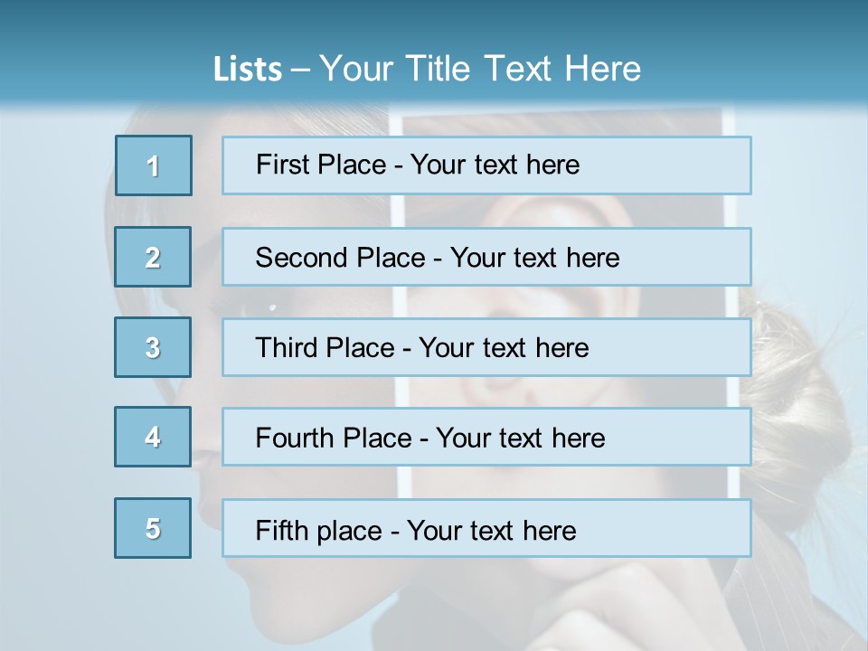 Adult Attention Curiosity PowerPoint Template