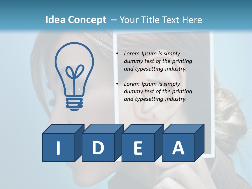 Adult Attention Curiosity PowerPoint Template