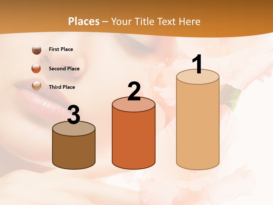 Model Lifestyle Purity PowerPoint Template