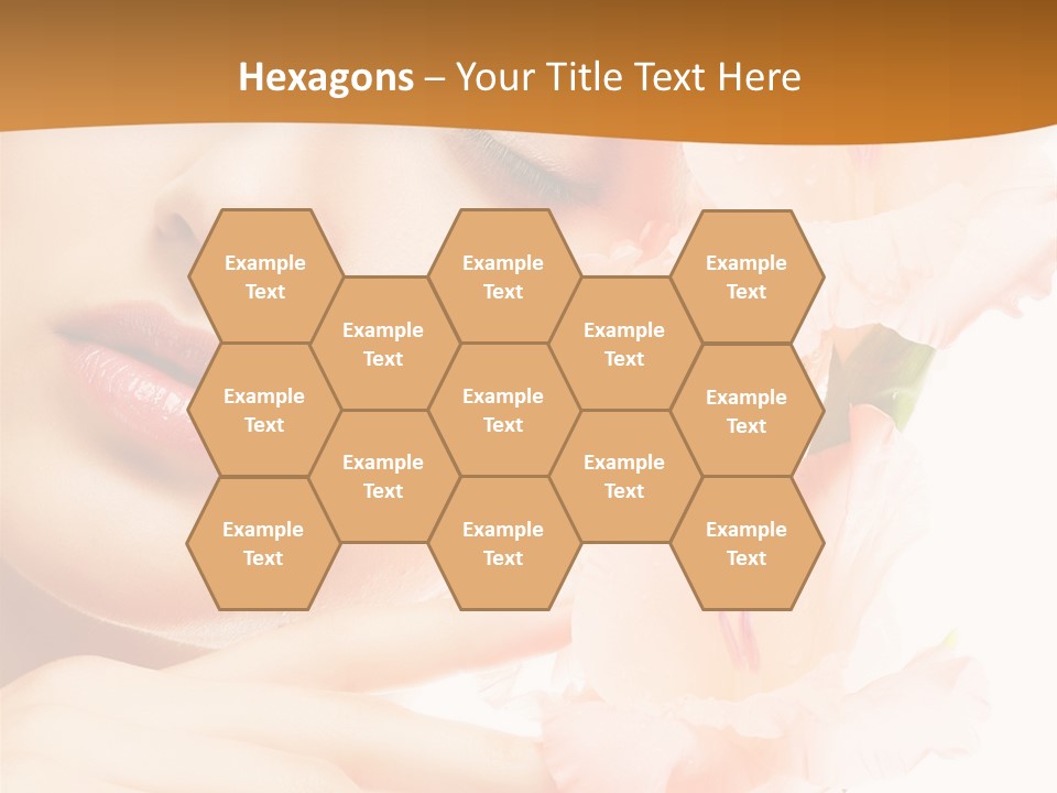 Model Lifestyle Purity PowerPoint Template