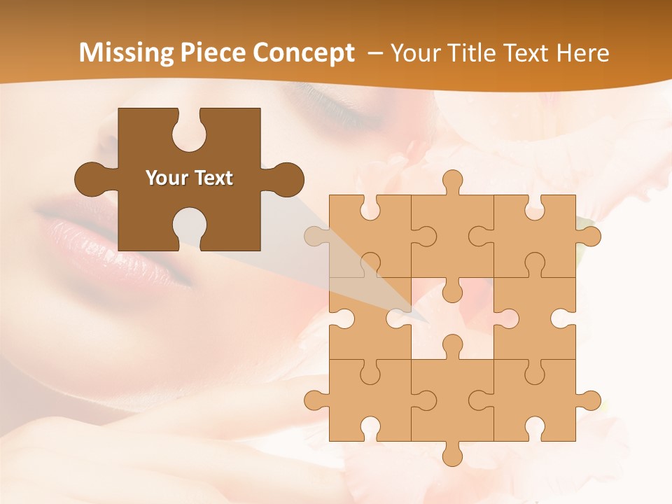 Model Lifestyle Purity PowerPoint Template