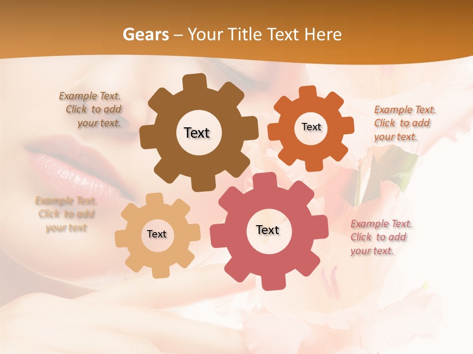 Model Lifestyle Purity PowerPoint Template