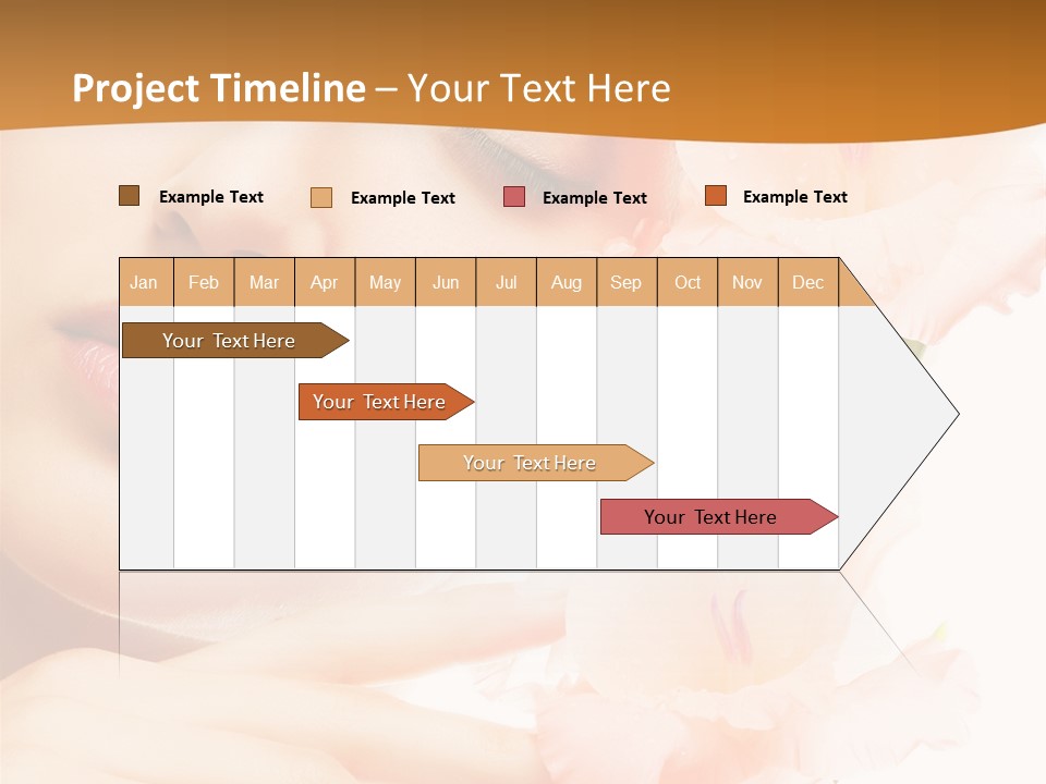 Model Lifestyle Purity PowerPoint Template