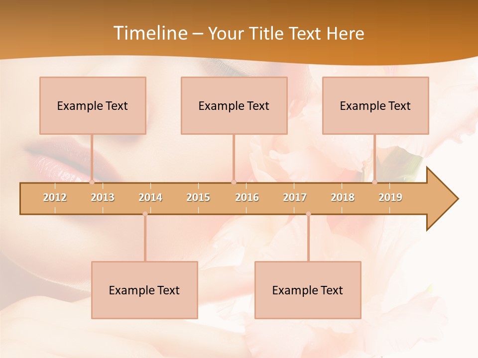 Model Lifestyle Purity PowerPoint Template