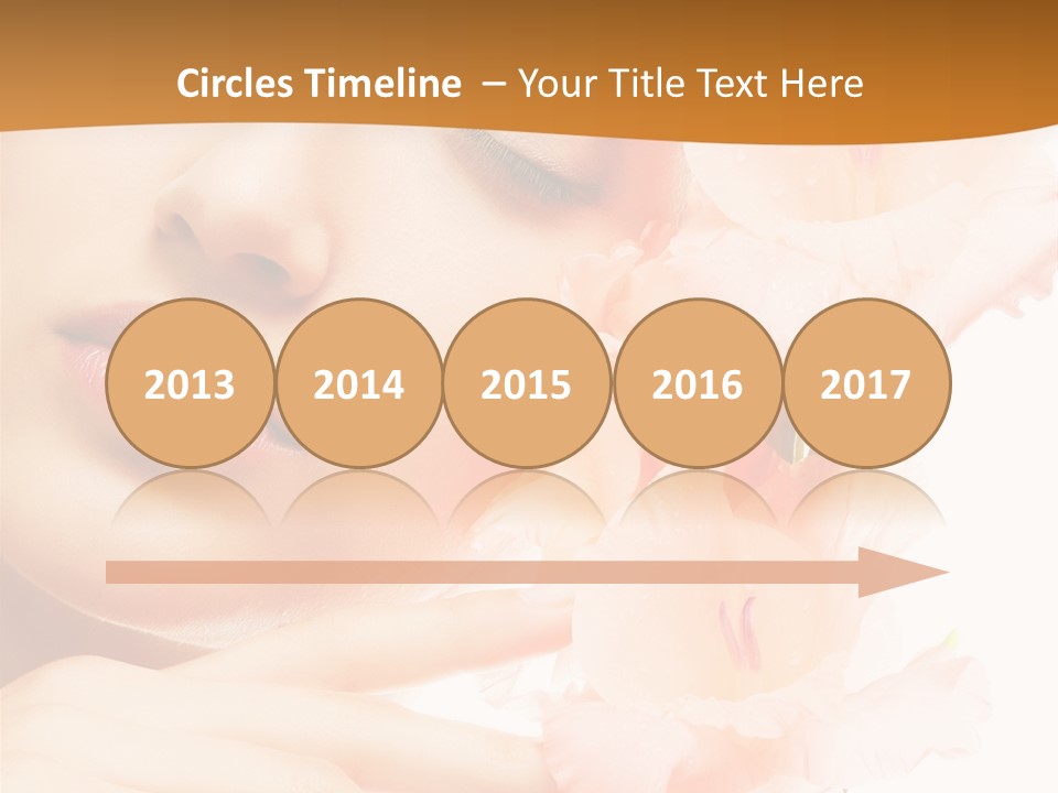 Model Lifestyle Purity PowerPoint Template