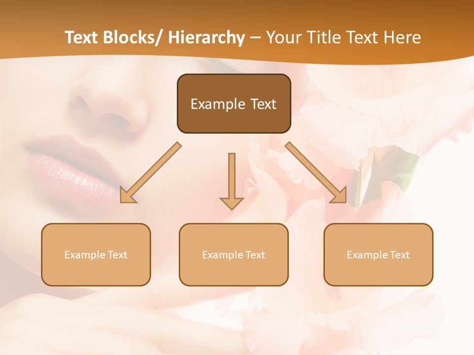 Model Lifestyle Purity PowerPoint Template